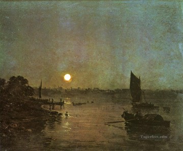  luna pintura - Luz de luna Una historia en Millbank Romantic Turner